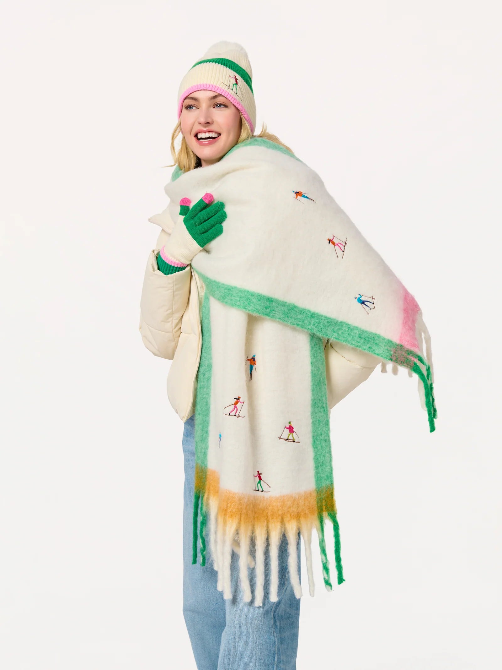 Alpine Scarf Ivory