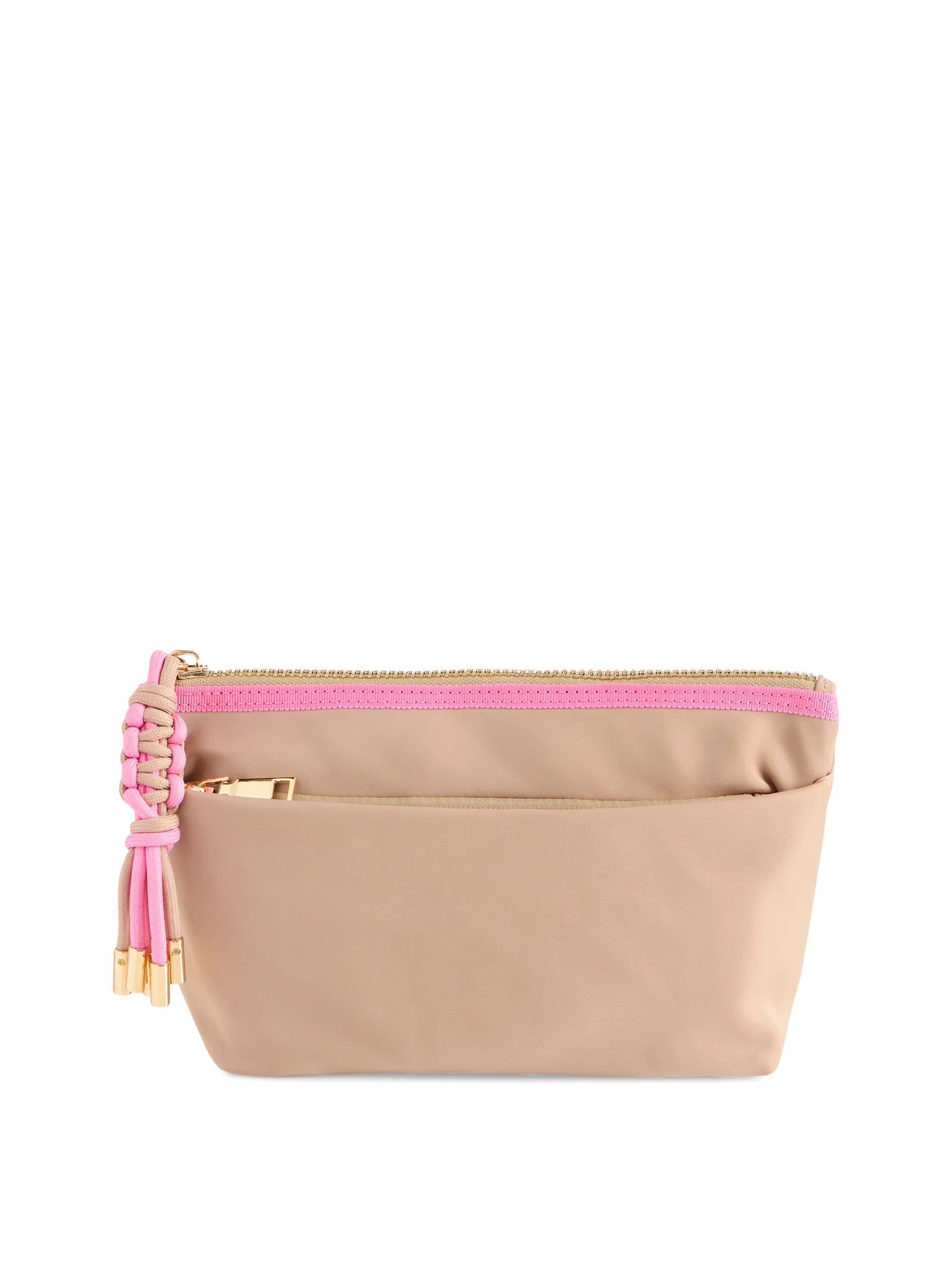 Jet Zip Pouch Tan
