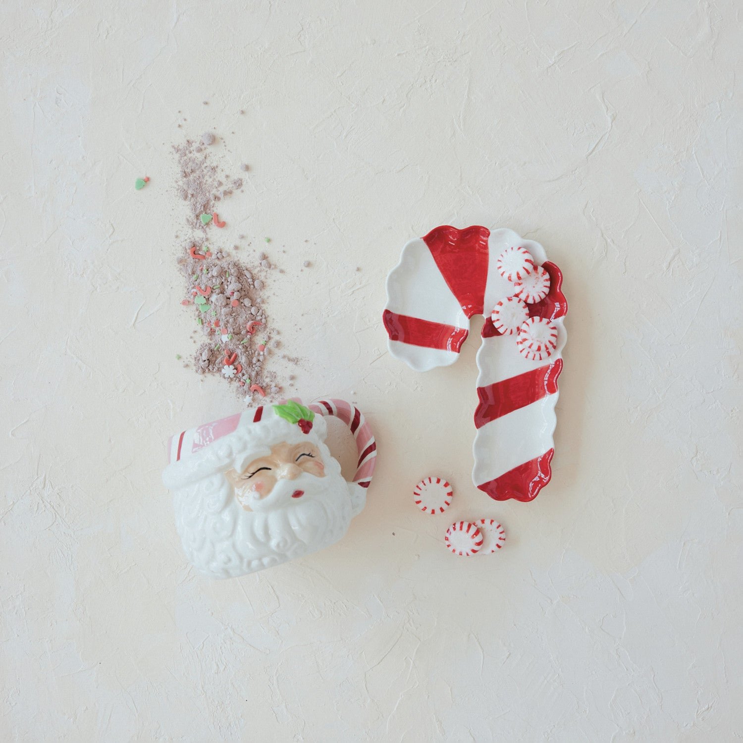 Candy Cane Shape Dish
