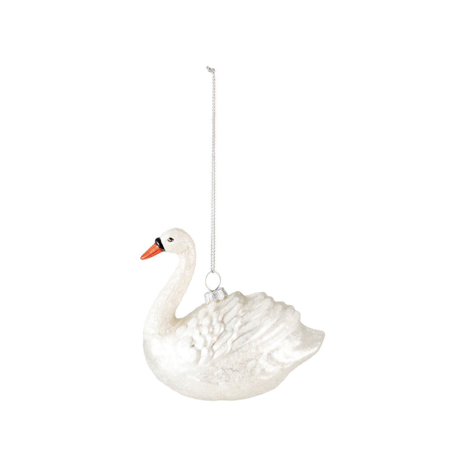 Swan Glass Ornament