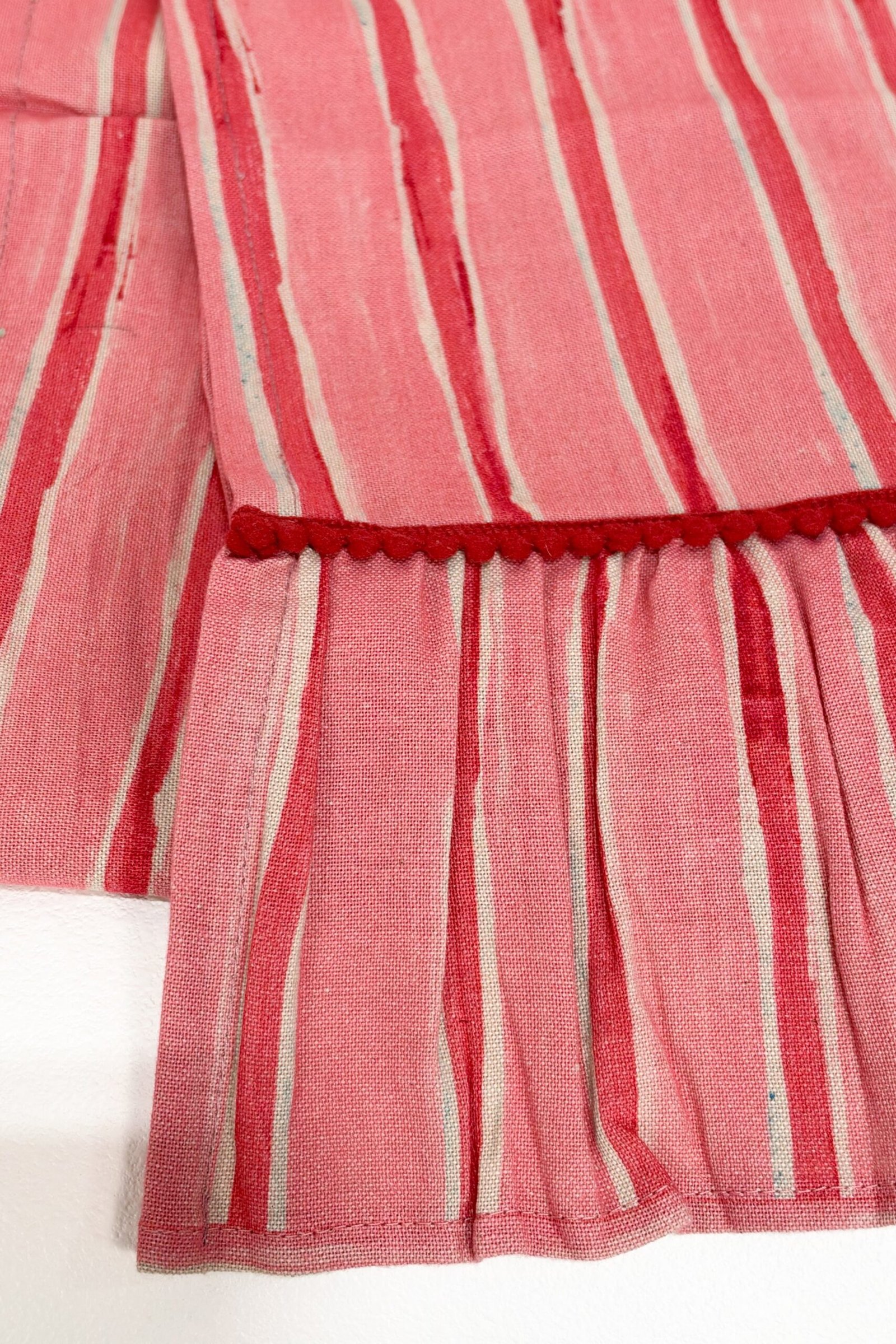 Printed Table Runner w/ Stripes