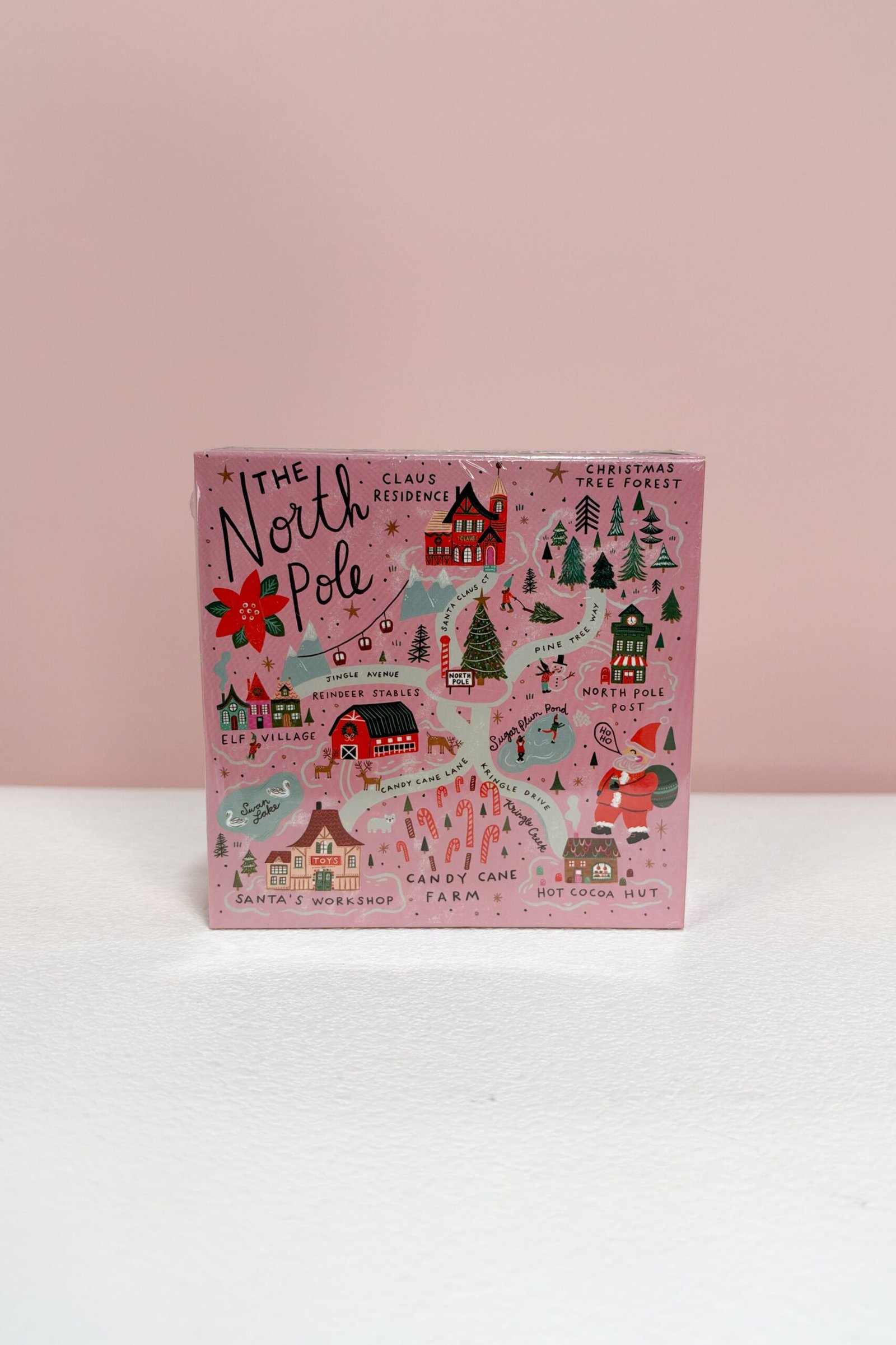 North Pole Scene Matchbox