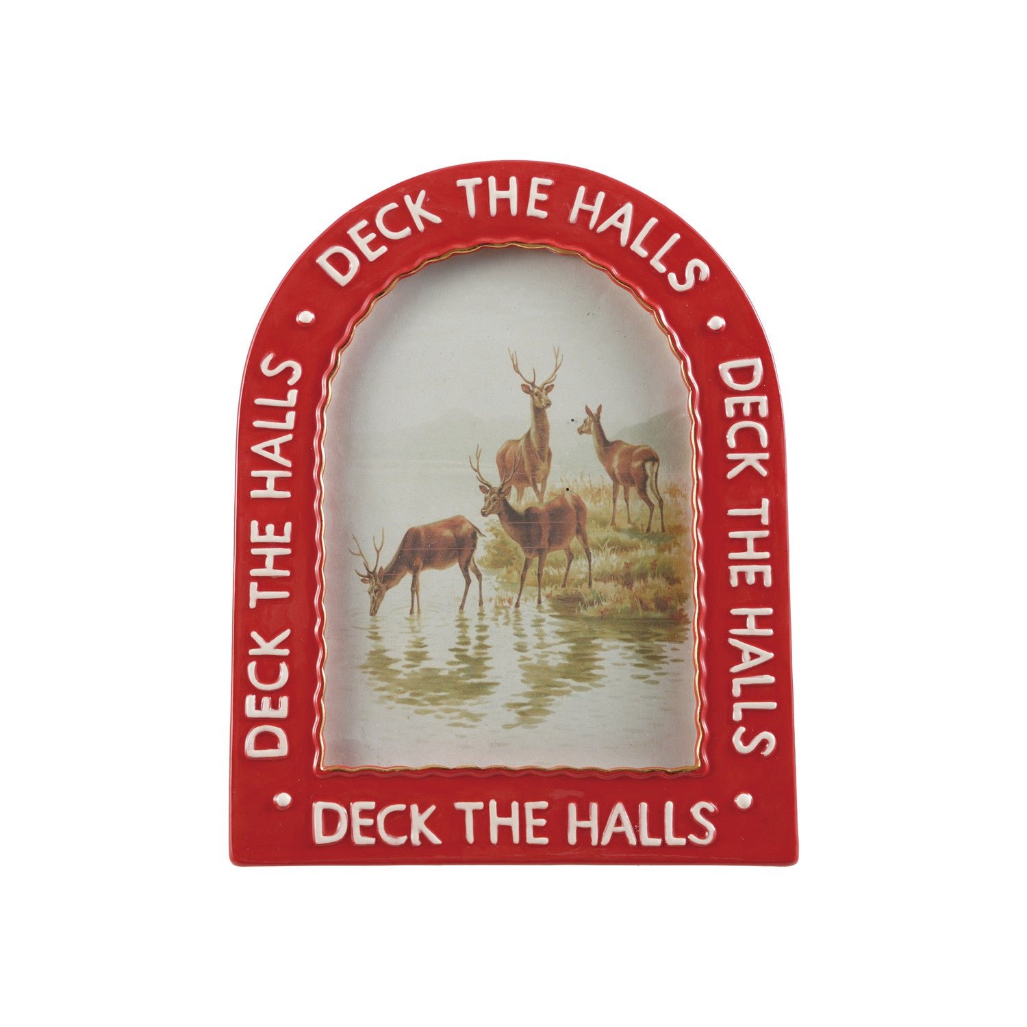 Arched Deck the Halls Frame