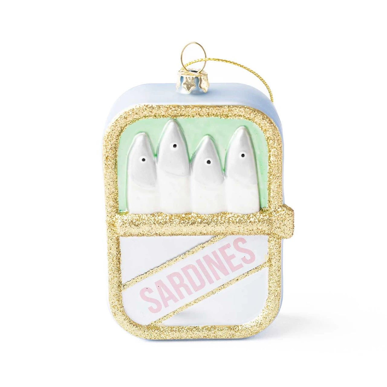 Sardines Glass Ornament
