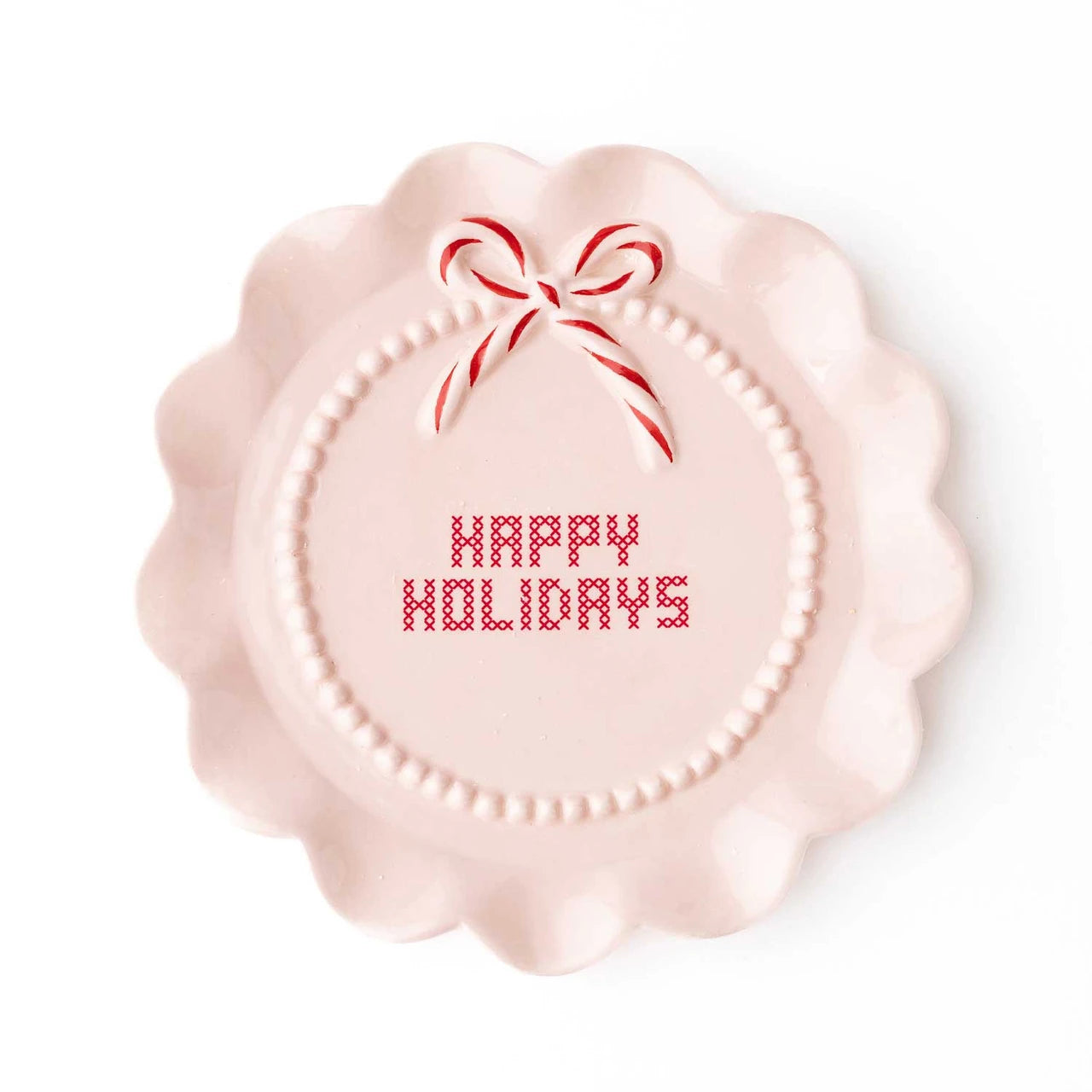 Happy Holidays Plate
